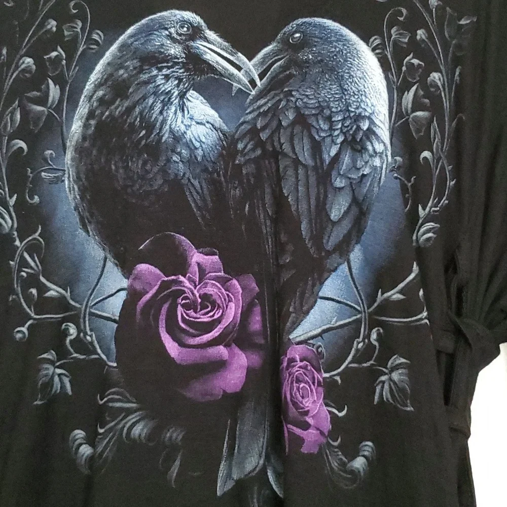 *NWT* Spiral Direct's Raven Heart Hooded Dress - Picture 7 of 16